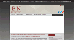 Desktop Screenshot of bnassociati.it